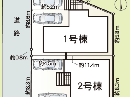 三島市谷田　新築分譲住宅　全2棟